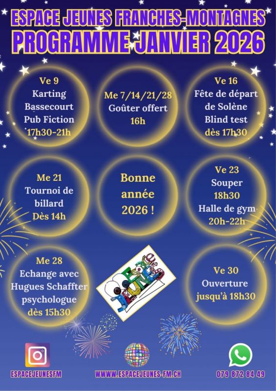 EJFM Programme janvier 2026