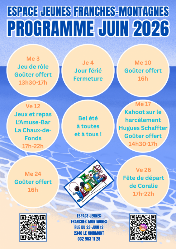 EJFM Programme juin 2026