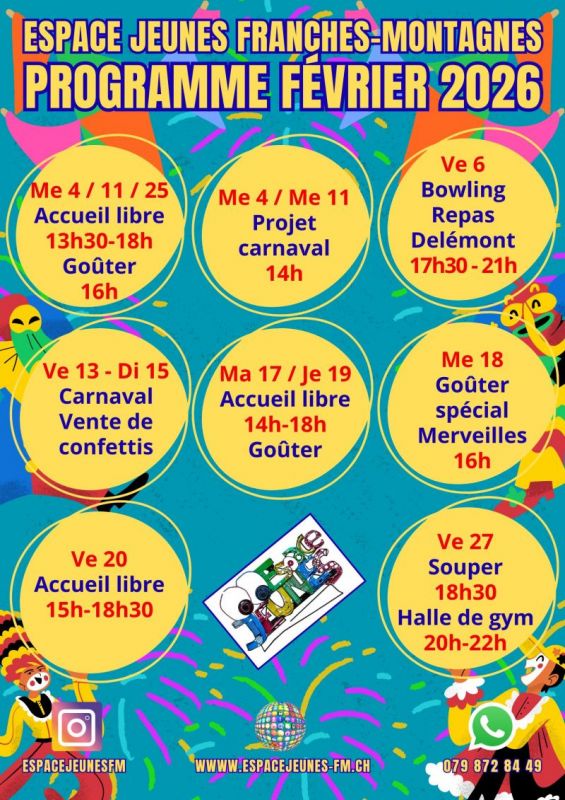 programme f&eacute;vrier 2026